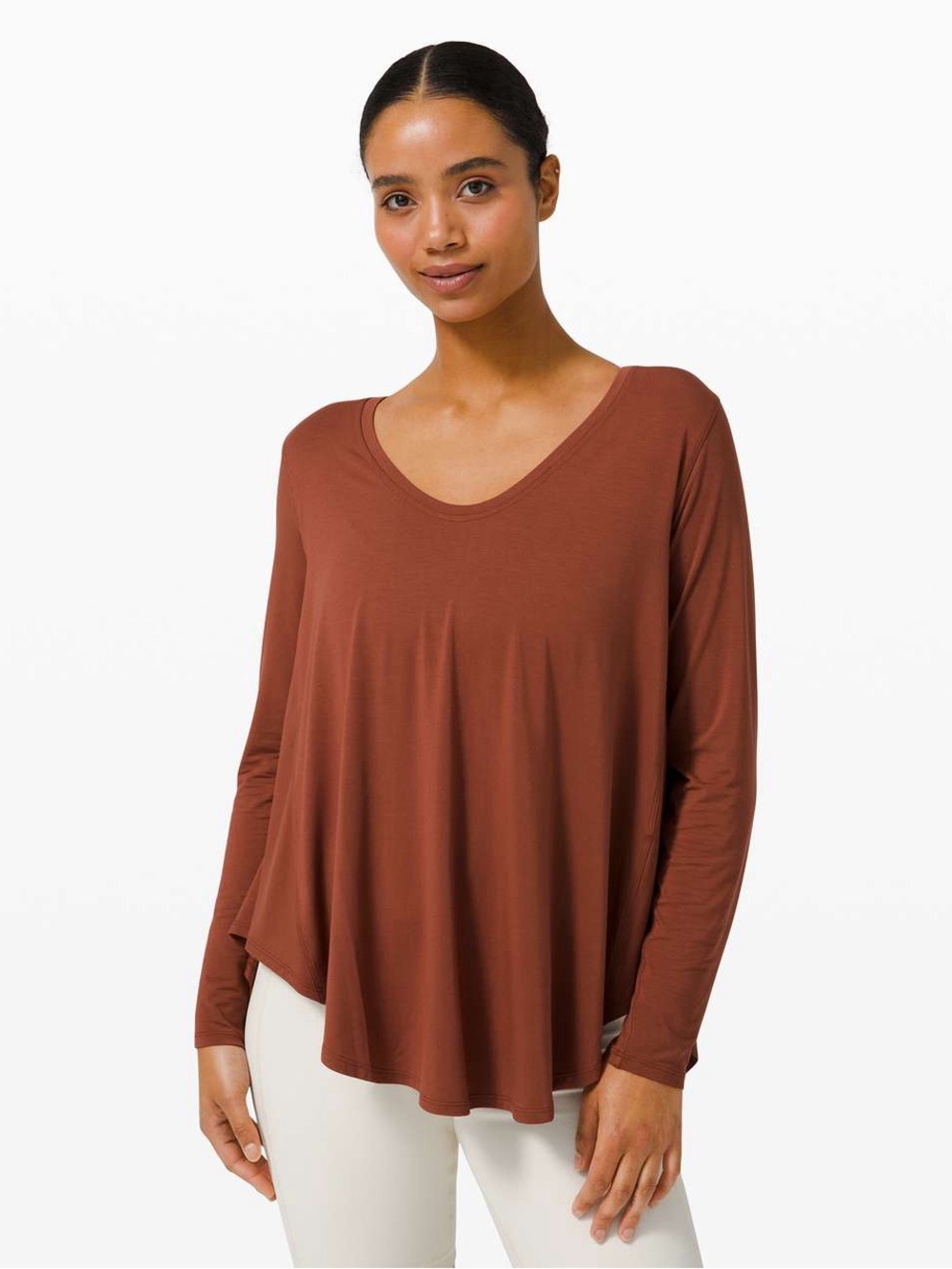 LULULEMON Up for Down Time Long Sleeve
In Dark Terracotta Sz. 10